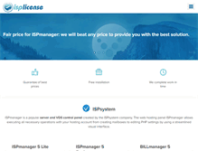 Tablet Screenshot of isplicense.com